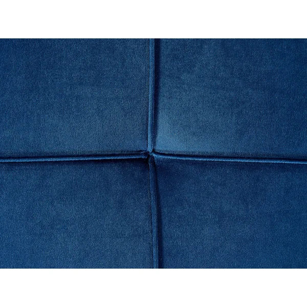 Left-Hand Chaise Lounge GONESSE Velvet Blue