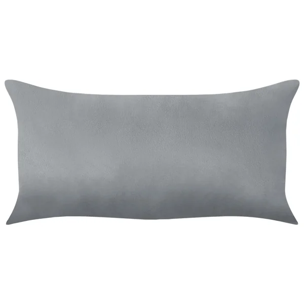 Linksseitige Chaiselongue IVRY Samtstoff Grau