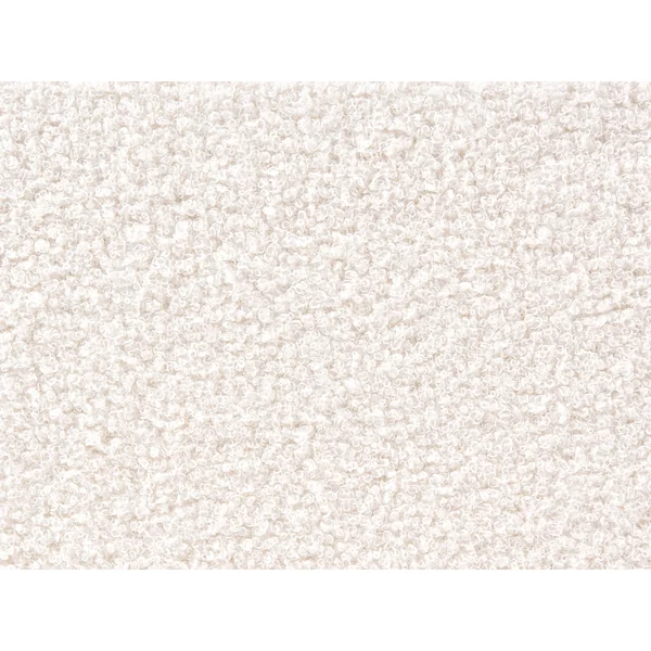 Lit avec sommier Bouclé LAVAUR 180 x 200 cm Blanc cassé