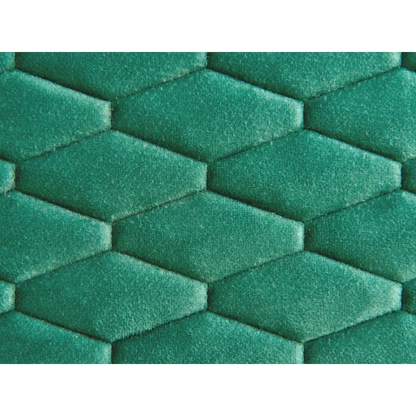 Lit avec sommier Velours BAYONNE 160 x 200 cm Vert foncé