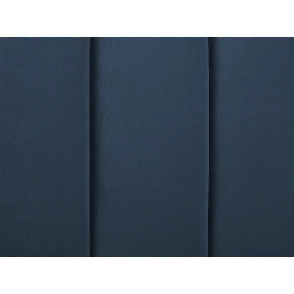 Lit avec sommier Velours MARVILLE 140 x 200 cm Bleu foncé