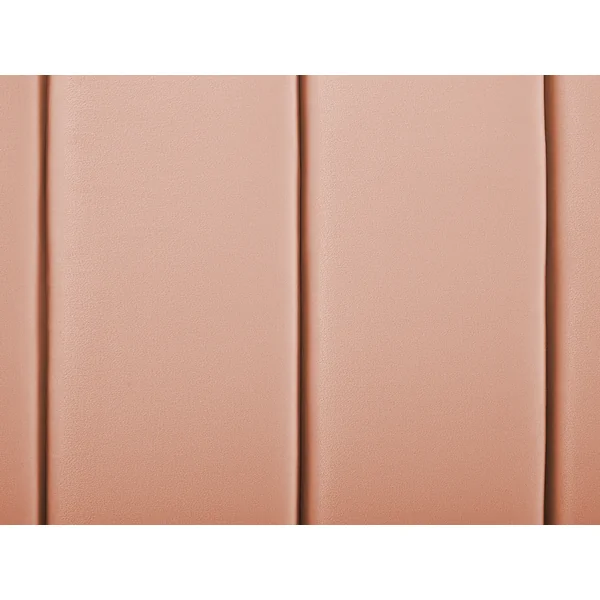 Lit avec sommier Velours MARVILLE 140 x 200 cm Rose pêche