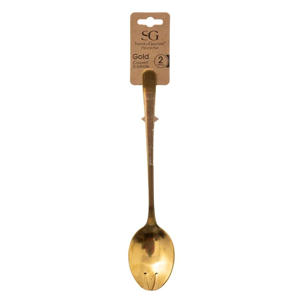 LOT 2 COUVERTS A SALADE GOLD