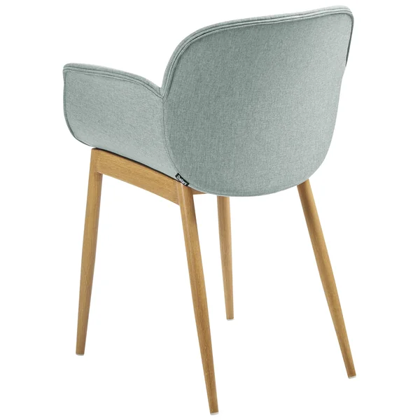 Lot de 2 chaises de salle à manger ALICE Tissu Vert menthe