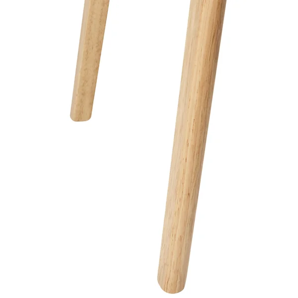 Lot de 2 chaises de salle à manger ELAINE Bouclé Marron clair/beige
