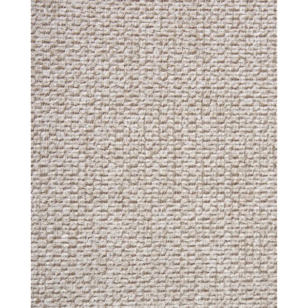 Lot de 2 chaises de salle à manger JEAN Tissu Beige clair