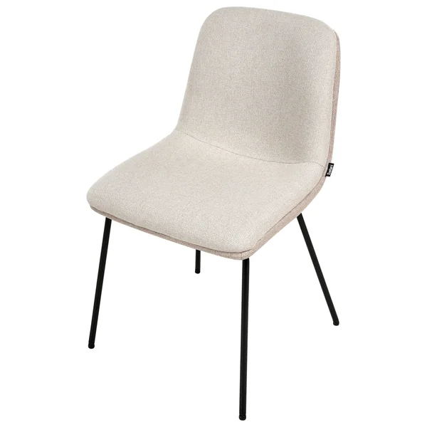 Lot de 2 chaises de salle à manger LORIDA Tissu Beige
