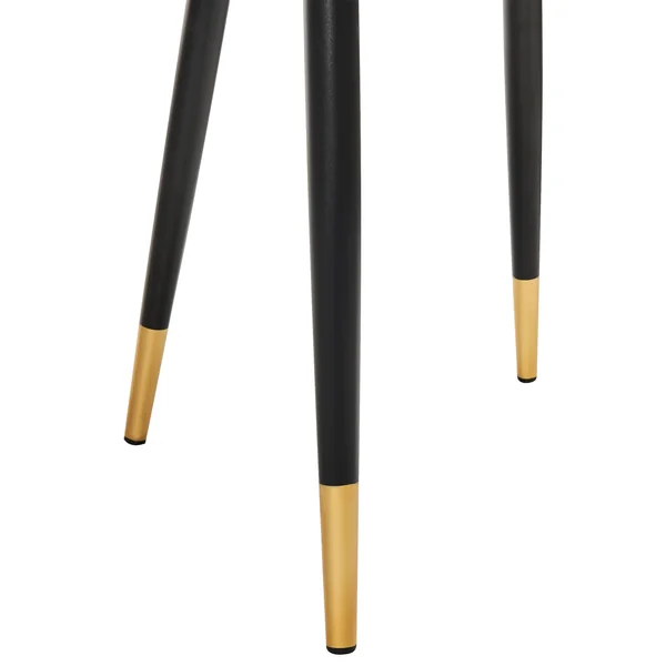 Lot de 2 chaises de salle à manger MAGALIA Velours Noir