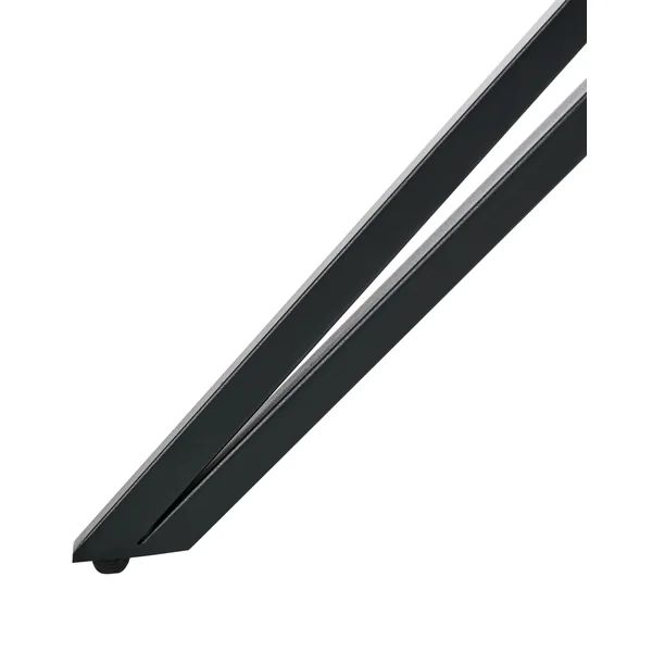 Lot de 2 chaises de salle à manger SANSARC Cuir PU Noir