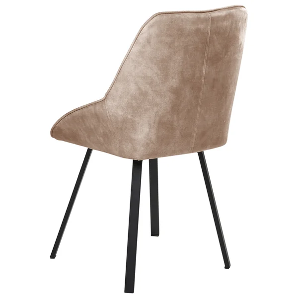 Lot de 2 chaises de salle à manger TERLTON Velours Beige