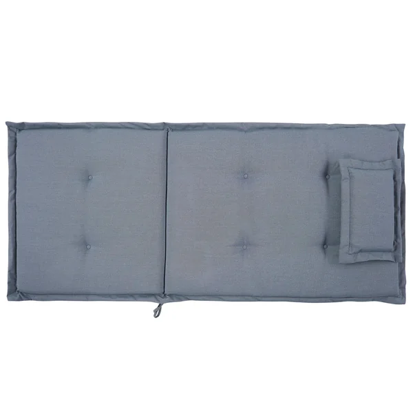 Lot de 2 coussins de jardin JAVA/AMANTEA 50 x 70 cm Bleu