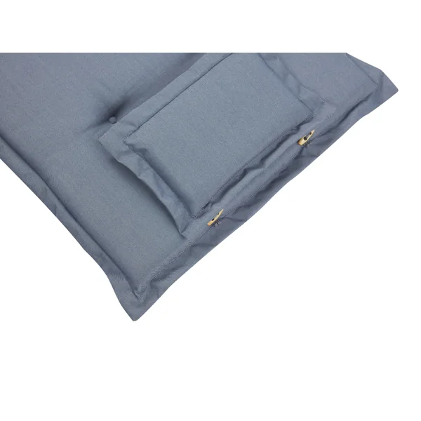 Lot de 2 coussins de jardin JAVA/AMANTEA 50 x 70 cm Bleu