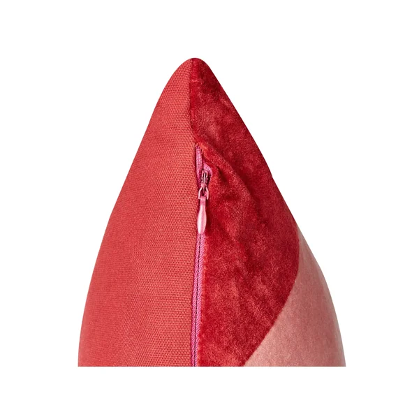Lot de 2 coussins décoratifs BORONIA Coton 45 x 45 cm Rouge Motif de Noël