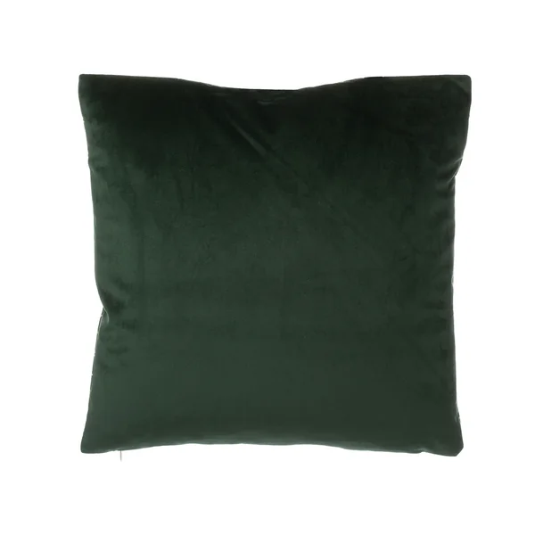 Lot de 2 coussins décoratifs CELOSIA Velours 45 x 45 cm Vert foncé Motif géométrique