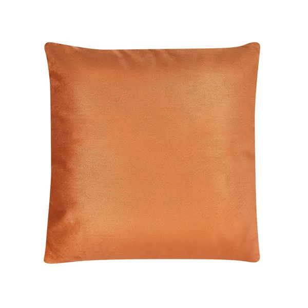 Lot de 2 coussins décoratifs CEROPEGIA Velours 45 x 45 cm Orange Motif géométrique
