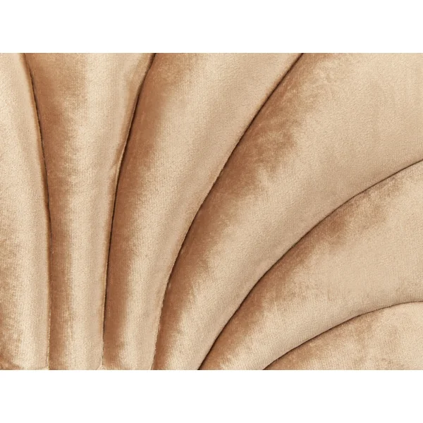 Lot de 2 coussins décoratifs CONSOLIDA Velours 47 x 35 cm Beige sable Unicolore