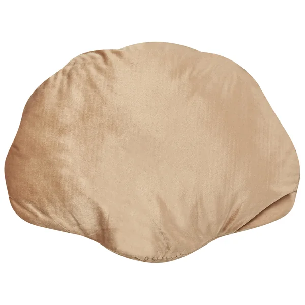 Lot de 2 coussins décoratifs CONSOLIDA Velours 47 x 35 cm Beige sable Unicolore