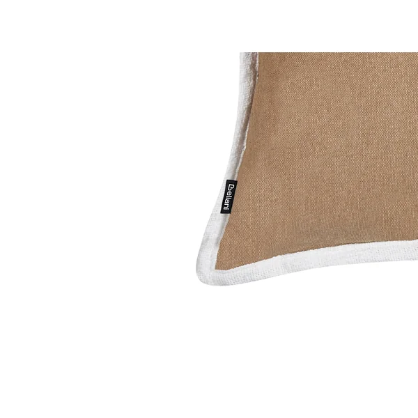 Lot de 2 coussins décoratifs IANTHE Coton 45 x 45 cm Marron Unicolore