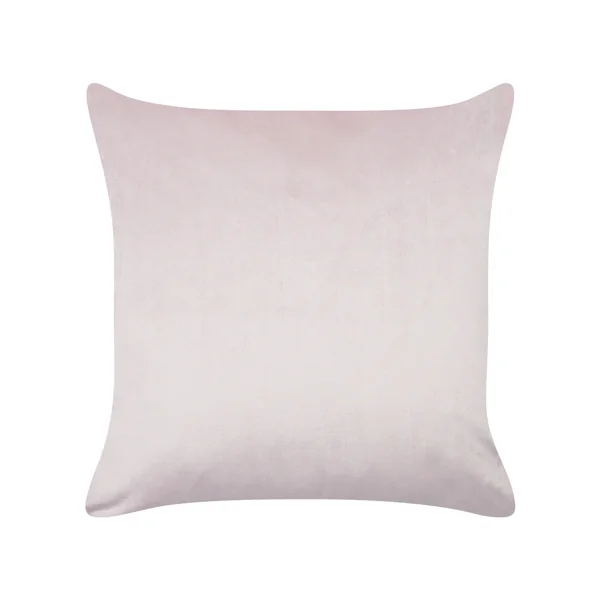 Lot de 2 coussins décoratifs IBERIS Velours 45 x 45 cm Rose