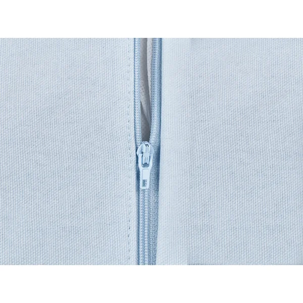 Lot de 2 coussins décoratifs LEEA Coton 45 x 45 cm Bleu clair