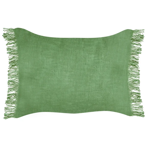 Lot de 2 coussins décoratifs MABA Coton 50 x 35 cm Vert Unicolore