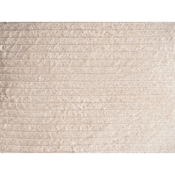 Lot de 2 coussins décoratifs MARANTA Velours côtelé 30 x 30 cm 45 x 45 cm Beige clair Unicolore