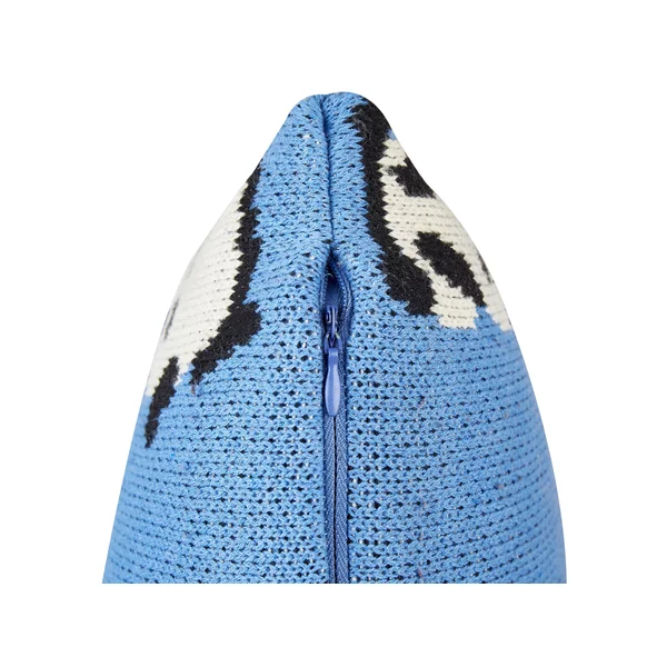 Lot de 2 coussins décoratifs TALOKAN Coton 45 x 45 cm Bleu