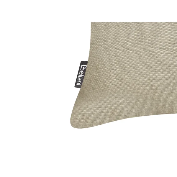 Lot de 2 coussins décoratifs VELLEIA Coton 45 x 45 cm Taupe Motif géométrique