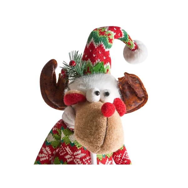 Lot de 2 décorations de Noël GEITSJOEN Renne 55/58 cm Multicolore