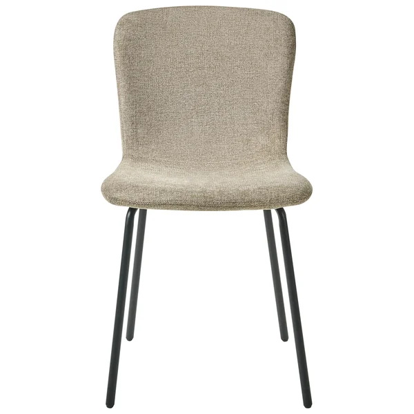 Lot de 4 chaises de salle à manger CALDWELL Tissu Beige