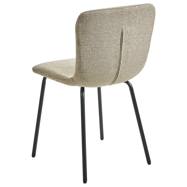 Lot de 4 chaises de salle à manger CALDWELL Tissu Beige