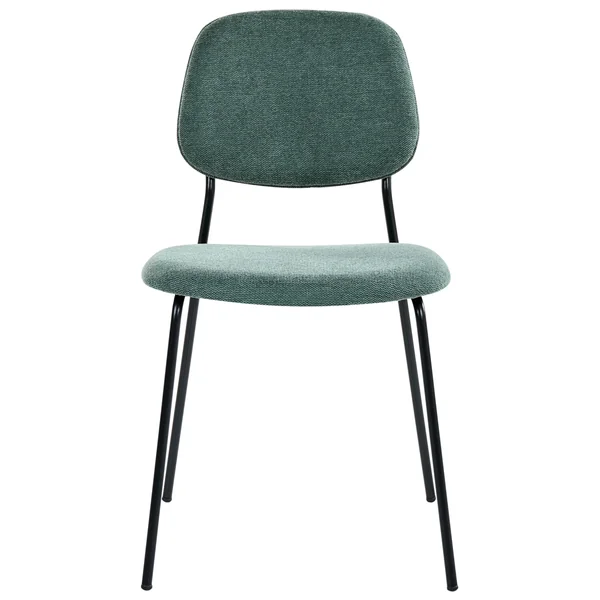 Lot de 4 chaises de salle à manger RILEY Tissu Vert