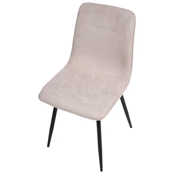 Lot de 4 chaises de salle à manger TUSCOLA Tissu Beige