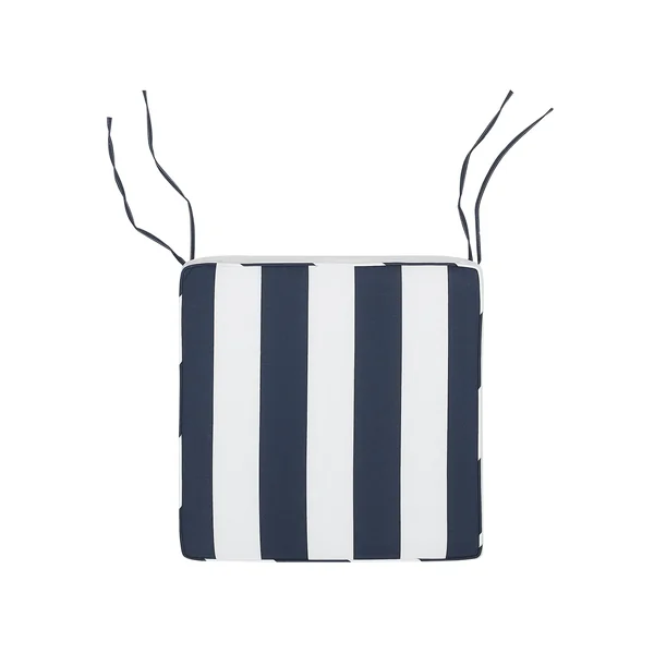 Lot de 8 coussins pour chaises de jardin SASSARI 46 x 46 cm Bleu marine