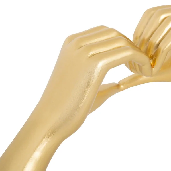 MAINS COEUR DECO AMY LONG RESINE D.31CM