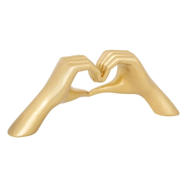MAINS COEUR DECO AMY LONG RESINE D.31CM