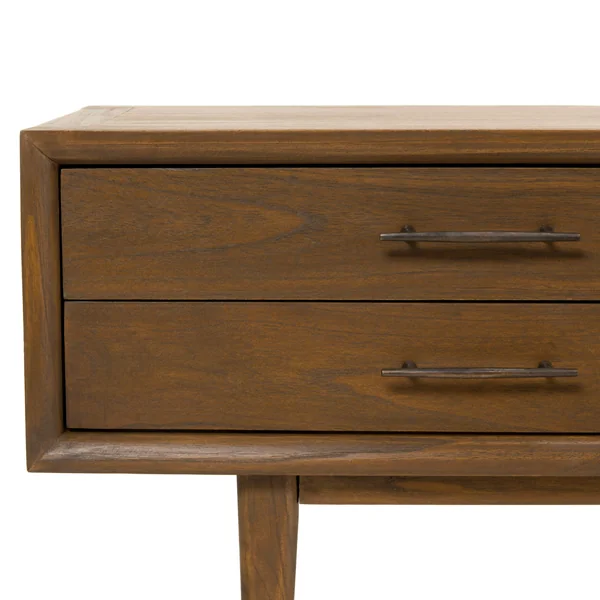 Meuble tv vintage 2 tiroirs 2 niches PADANG