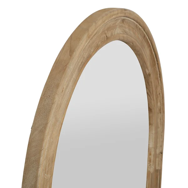 Miroir naturel foncé 60x80cm en bois de sapin - firmin