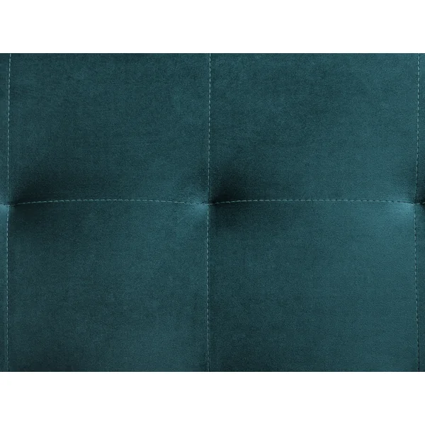 Modulaire hoekslaapbank 4-zits ABERDEEN Fluweel Groenblauw linkszijdig