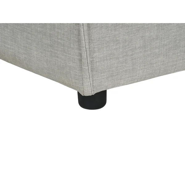 Module d'angle ARDAL Tissu Gris clair Côté droit