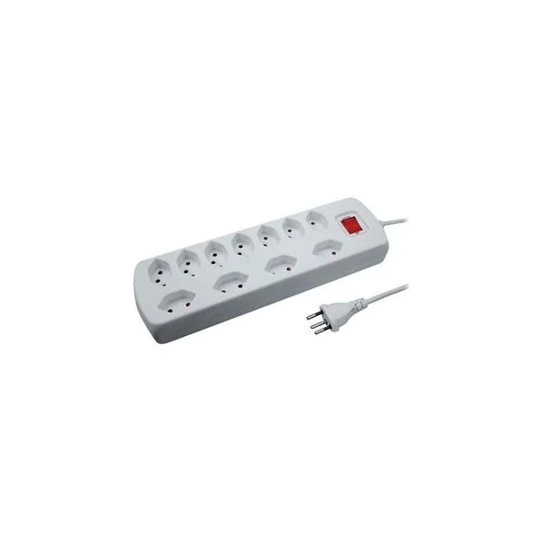 MULTIPRISE POWER EASY 11XT13 1.5M AVEC INTERUPTEUR WS BLANC