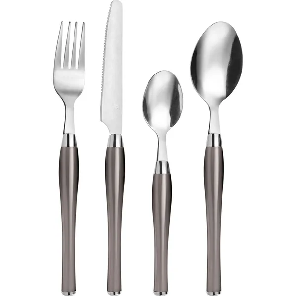 Ménagère 24 pièces PURITY acier gris - AMEFA