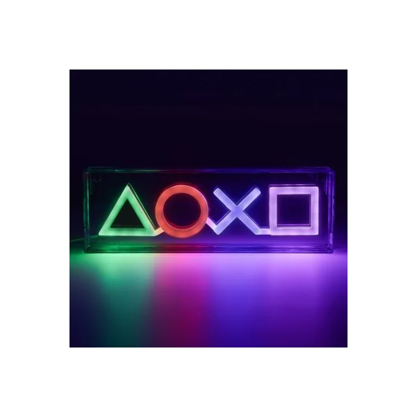 Néon LED USB PlayStation multicouleurs l.30 x H.10 cm Paladone