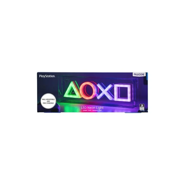 Néon LED USB PlayStation multicouleurs l.30 x H.10 cm Paladone