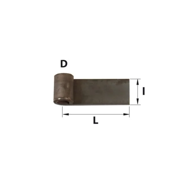 Nœud à souder acier brut Ø16 L.100 x H.40 mm Afbat