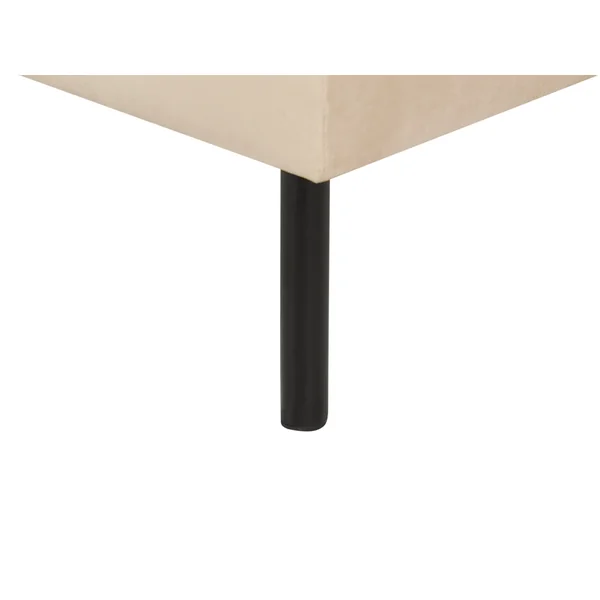 Ottomaan VINTERBRO Fluweel Beige