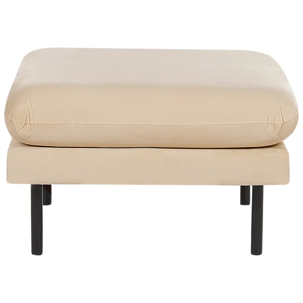 Ottomaan VINTERBRO Fluweel Beige