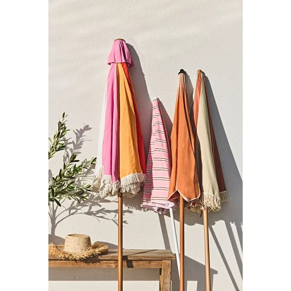 Parasol en tissu multicolore d220xh210cm