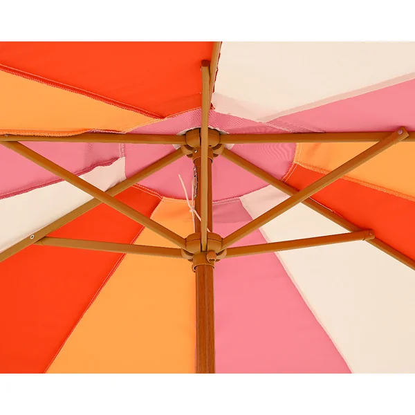 Parasol en tissu multicolore d220xh210cm