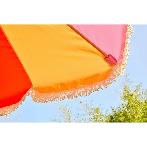 Parasol en tissu multicolore d220xh210cm